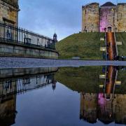 Clifford's Tower in reflection by Matt Lightfoot