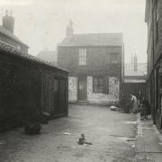 Wide Yard, Hungate: one of the historical images used in the Creative Café. Image: Explore York