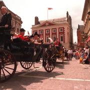 CEREMONY: Flashback to 1997, and the Lord Mayor’s parade, with the Lord Mayor’s coach passing the Mansion House