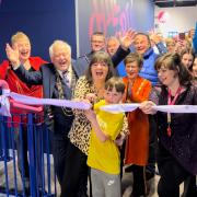 Nanny Pat and grandson Jake Smith opens the trampolining centre