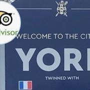 Welcome to York sign - but what are one-star tripadvisor ratings saying about the city's top attraction?