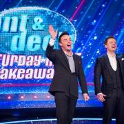 Ant and Dec's Saturday Night Takeaway will air on ITV1 at 7pm on Saturday evenings.