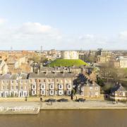 South Esplanade with views of the river Ouse and Clifford's Tower