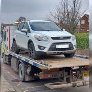Police seized the Ford Kuga in Scarborough