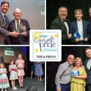 Some of the winners at the York Community Pride Awards in 2023