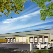 Artists impression of the proposed warehouse and logistics centre expansion