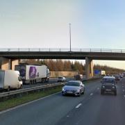 National Highways will be repainting the steel beams on the Moor Lane Bridge, which travels over the A1(M)