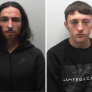 Jacob Dobson, 22, and Lewis Benson, 20, who have been jailed