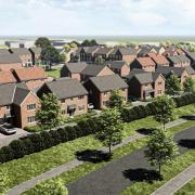 Part of the Southern Phases 'garden village' application submitted by developer Bellway - one of two 'reserved matters' applications it has submitted for developments at Huntington