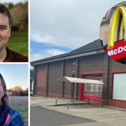 The former Iceland site off Fulford Road where McDonalds want to open a new restaurant and, right, top to bottom, Cllr Conrad Whitcroft and Cllr Sarah Wilson