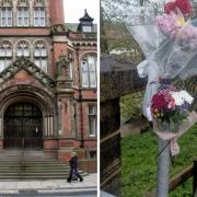 York Magistrates' Court and floral tributes by the River Derwent in Malton. Image: Newsquest