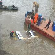 The boat was taken to the surface at around 2.30pm