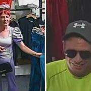 Police believe the two in the image may have help that can help them with their investigation