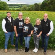 Pictured ahead of the ‘Walk & Talk’ event to raise funds for David Simister are David Moss, MD Apollo Capital, former ITV presenters Duncan Wood and Christine Talbot, Jen Winterschladen, MD Big Bamboo Agency, and Andy King, CEO Apollo Capital.