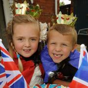 King and Queen of the Lucas Avenue Jubilee garden party were Tia Paylor and Jake Scott