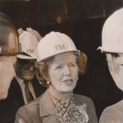 Margaret Thatcher during her visit of September 1984