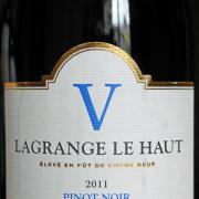 La Grange Le Haut Pinot Noir 2011, Pays d’Oc