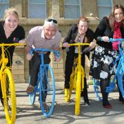 The Tour de Yorkshire project team, from left, Katie Fisher, Stuart Gladstone, Rianca Vogels and Laura Haviland