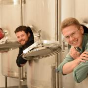 From left: Alan Hardie and Andy Herrington of Ainsty Ales, with Chris Bennigsen of Eyes Brewing. Pictures: David Harrison