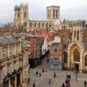 City of heritage: a view of York Minster from the Lord Mayor's flat at the Mansion House