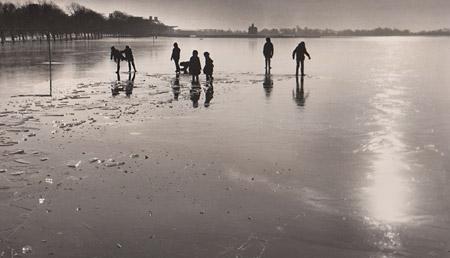 The Knavesmire, York, which was flooded to a depth of several inches during the floods of 1982