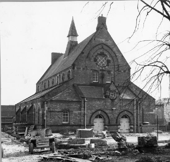 St George's Church in Fulford Road (the Garrison Church), in 1979. The church was demolished in 2001.