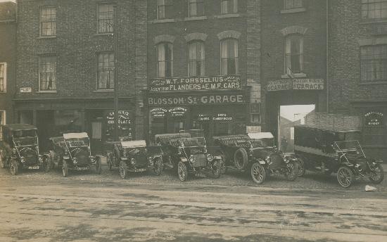 An undated picture of the Forsselius Garage in Blossom Street. It opened in 1908, selling cars, and then in 1921 became York's first petrol station. The firm put the garage up for sale in 1982 and a Premier Inn now occupies the site.
