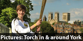 York Press: Olympic Torch in Yorkshire pictures