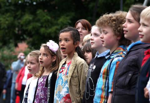Children sing at Ebor Vox 