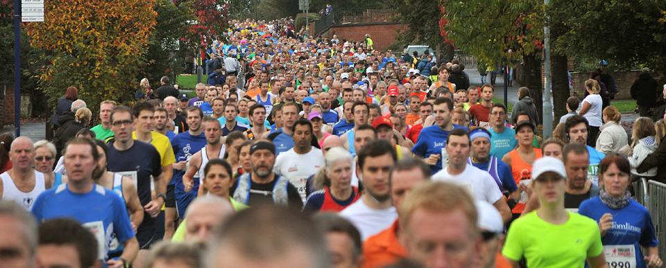 York Press: Yorkshire Marathon runners