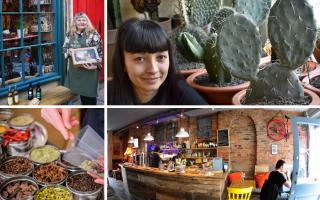 York Indie members taking part in the Totally Locally Fiver Fest include, clockwise from top left, The Hairy Fig, Botanic, The Fossgate Social and Rafi's Spicebox.