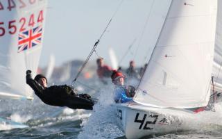 Oliver Rayner and Alice Davis will compete at the Youth Sailing World Championships Picture: Jon Cawthorne