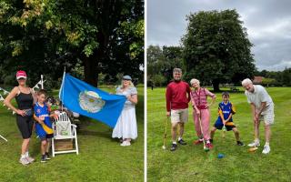 The Caravaggio family got into the Yorkshire Day spirit at Homestead Park, York