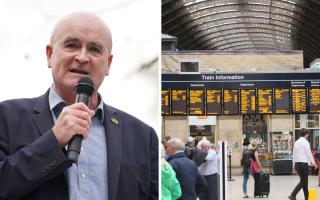 People travelling by train in York over the bank holiday weekend next week are to face disruption due to planned strikes by RMT union members