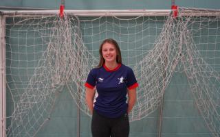 Freya Murty played at left back for Team GB's Under-17 Handball Team
