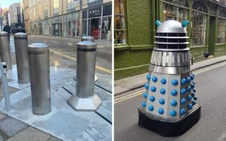 Many Press readers felt the bollards looked like Daleks from Doctor Who