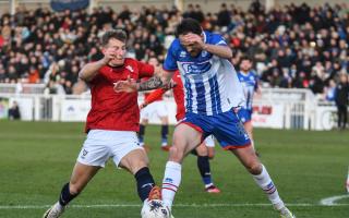Hartlepool United manager Kevin Phillips felt the pressure of York City's late attempted comeback.