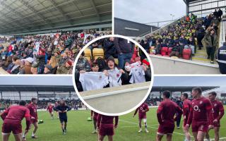 Fans filled the LNER Community Stadium to watch the team prepare