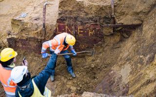 It’s more than 400 miles from LNER’s current home in York, but an LNER train has been unearthed by archaeologists in Antwerp in Belgium