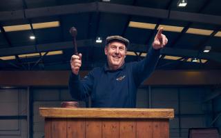Celebrity auctioneer Derek Matthewson from TV show Bangers and Cash will be at York Barbican to auction off the Snooks