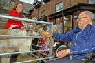 Rudolph and friends visit care home residents