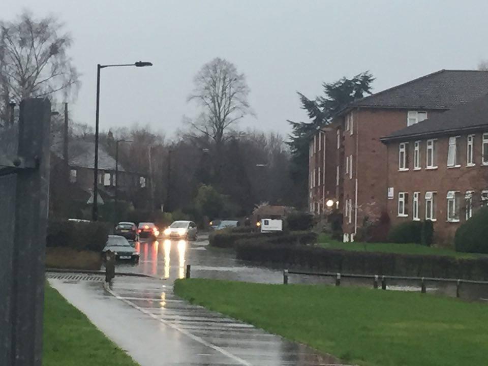 Flooding in Kingsway North and Water Lane, Clifton, Donna Greenwood-Miller