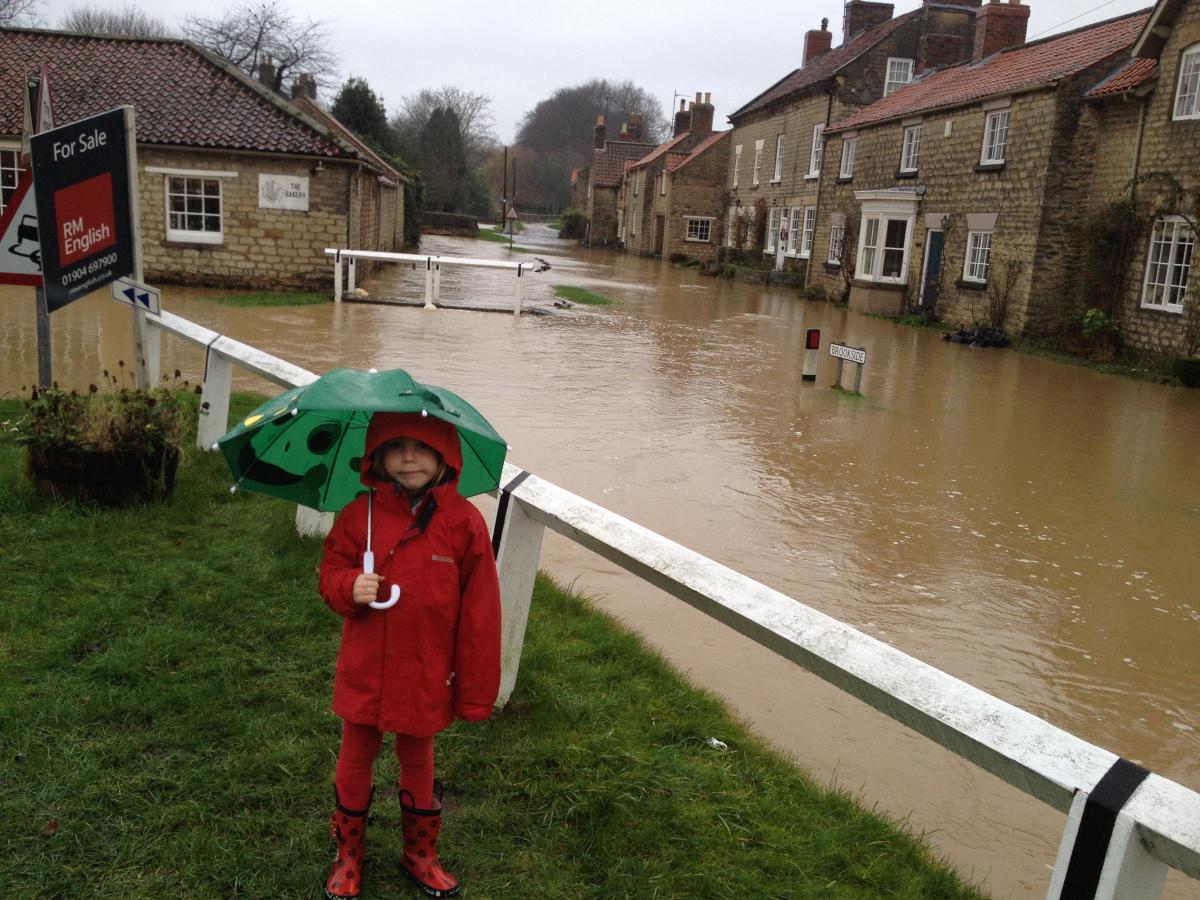 Flooding in Hovingham, Photo: Paula O'Donnell