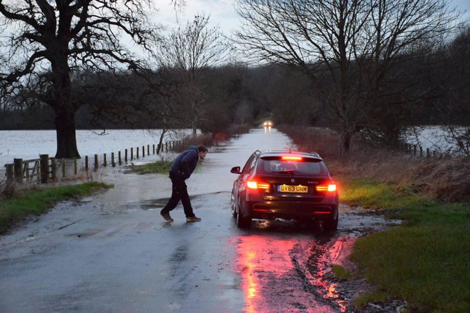 Floods at Buttercrambe. Photo: Charlotte Wilkinson
