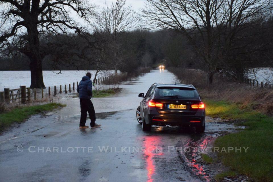 Floods at Buttercrambe. Photo: Charlotte Wilkinson