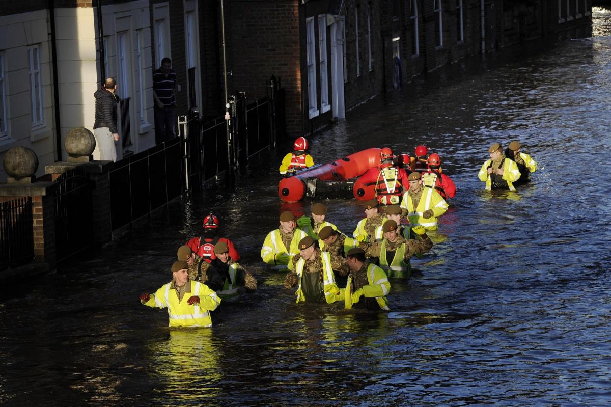 York in flood.