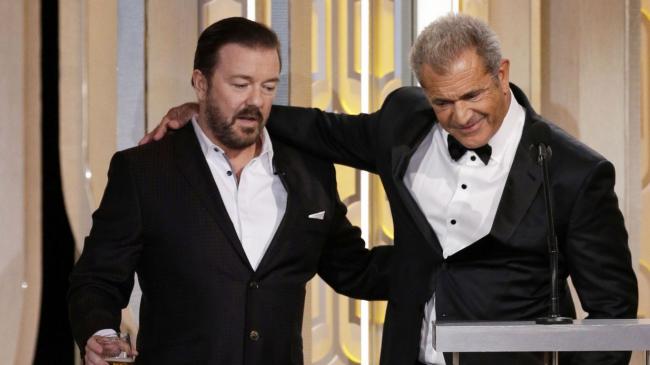 Golden Globes 2016: Ricky Gervais insults Mel Gibson and, well, just about everyone else in Hollywood