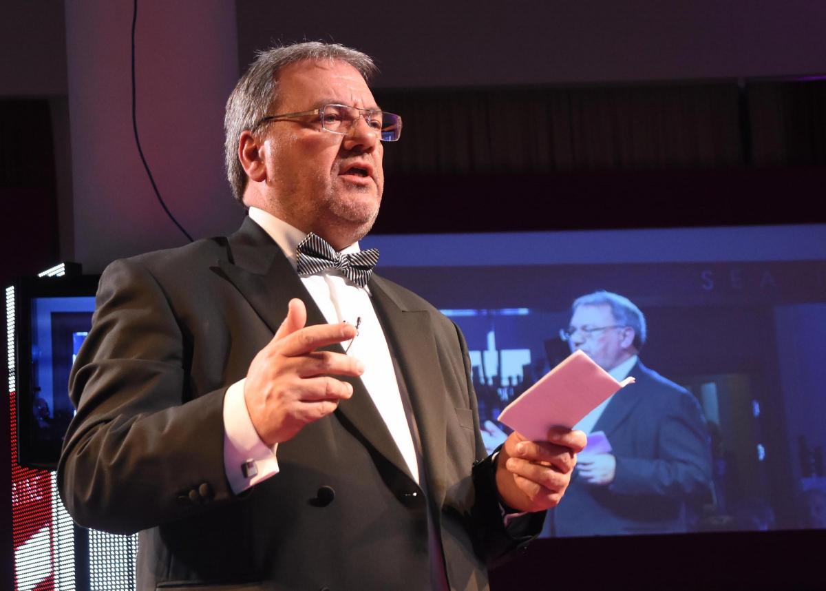 The Press Business Awards 2015. Editor of The Press Perry Austin-Clarke. Picture David Harrison.