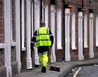 Paul Willey, supervisor of City of York Council's street cleaning team