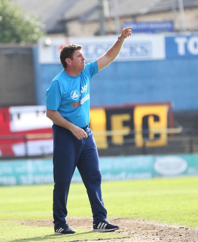 MAKING HIS POINT: York City boss Martin Gray will look to offload some of the club's 12 contracted players this summer